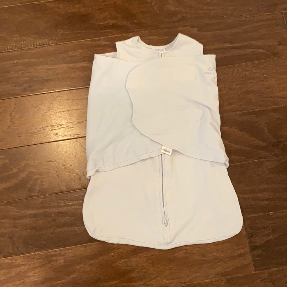 Halo Sleep Sack light blue. Newborn Birth to 6 months.